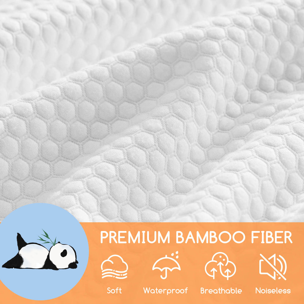JOINSUN Mattress Protector, Fitted Deep Pocket Bed Cover Soft and Skin-Friendly