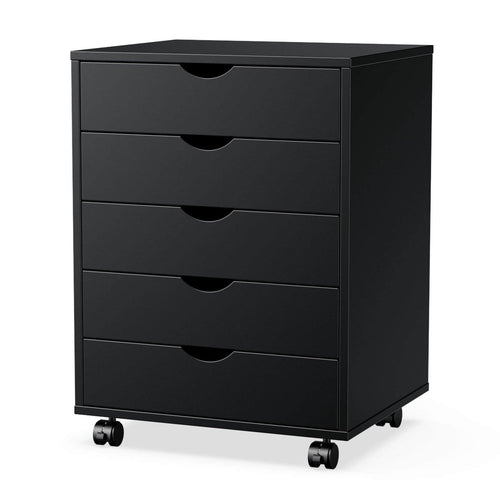 CONCETTA Storage Cabinet Dressers with Wheels Mobile Organizer Drawers for Office, Bedroom, Home