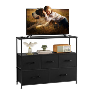 CONCETTA Dresser TV Stand, Dresser for Bedroom, Dresser Drawer Organizer, TV Console Table