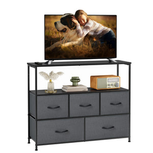 CONCETTA Dresser TV Stand, Dresser for Bedroom, Dresser Drawer Organizer, TV Console Table