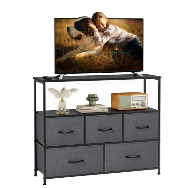 CONCETTA Dresser TV Stand, Dresser for Bedroom, Dresser Drawer Organizer, TV Console Table