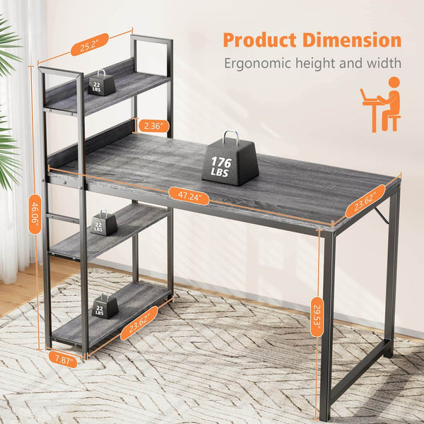 wood-office-desk-removable-shelf#Color_Grey#Size_47 Inches