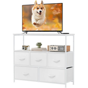 CONCETTA Dresser TV Stand, Dresser for Bedroom, Dresser Drawer Organizer, TV Console Table